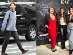 Andei mais de 12.000 passos na marca Comfy Flats de Katie Holmes estilos