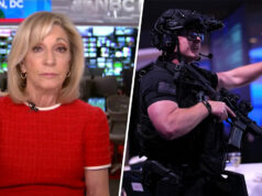 Andrea Mitchell, da NBC, relata tiroteio em jantar de correspondentes Yahoo news home