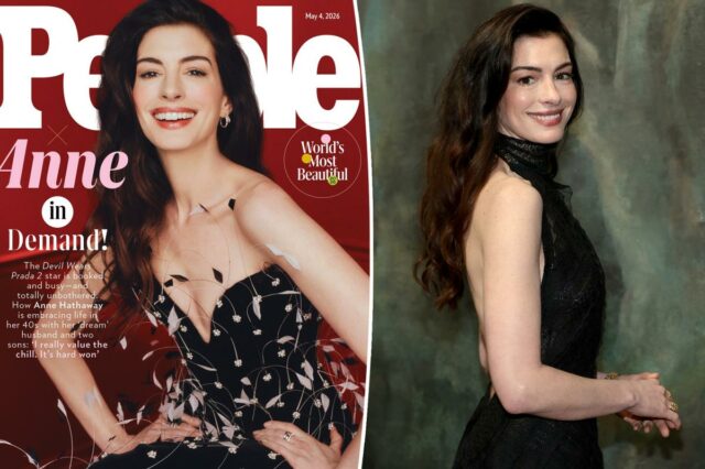 Anne Hathaway revela seus principais segredos de beleza para a edição mais bonita do mundo da People
