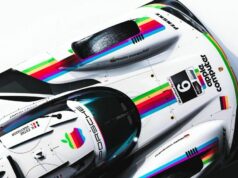 Apple e Porsche estreiam pinturas de carros de corrida inspiradas nos anos 80 em Laguna Seca Apple e Porsche estreiam pinturas de carros de corrida inspiradas nos anos 80 em Laguna Seca