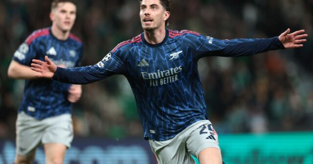 Arsenal venceu o Sporting com gol tardio de Havertz nas Arsenal venceu o Sporting com gol tardio de Havertz nas quartas de final da Liga dos Campeões