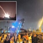 Multidões de iranianos saem às ruas após relatos de tiros no Irã.