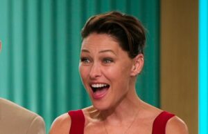 As audições estritamente para apresentadores revelaram: ‘Nove estrelas compõem a lista final enquanto se preparam para batalhar no ensaio geral com o painel de jurados’ Dizem que os chefes da BBC estão realizando testes de apresentação do Strictly Come Dancing esta semana, com nove estrelas de TV prontas para batalhar; na foto Emma Willis