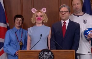 As classificações de ‘SNL UK’ caem 42% para o episódio 3 apresentado por Riz Ahmed As classificações de 'SNL UK' caem 42% para o episódio 3 apresentado por Riz Ahmed