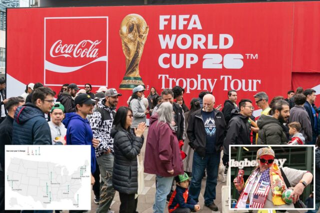 As reservas de aluguel por temporada nas cidades-sede da Copa do Mundo de 2026 dispararam até 58% durante
