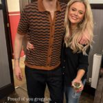Greg James pronunciou a palavra com F várias vezes na frente de uma multidão que incluía crianças enquanto aparecia ao lado da estrela dos Rivals, Emily Atack, que o elogiou em uma postagem no Instagram (foto)