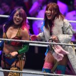 WWE stars Asuka and Kairi Sane in ring for Tokyo event