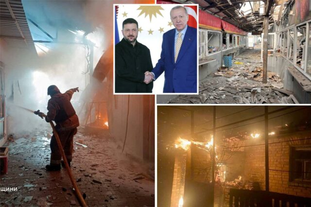 Ataque russo mata 16 ucranianos, fere 94 em drones e ataques com mísseis, apesar dos apelos de cessar-fogo na Páscoa
