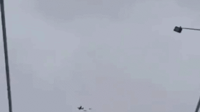 Vídeo compartilhado nas redes sociais de aeronaves norte-americanas envolvidas na busca.