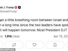 Avanço da paz no Oriente Médio enquanto o Irã sugere que abrirá o Estreito de Ormuz e Trump elogia o grande desenvolvimento de Israel e do Líbano – Atualizações ao vivo DJT Truth em 4.15 https://truthsocial.com/@realDonaldTrump/posts/116412252214963423