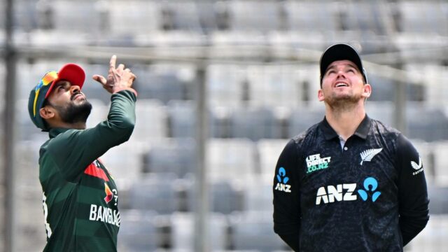 BAN vs NZ, 2º ODI LIVE SCORE: Saif Hassan cai mais cedo enquanto Bangladesh persegue 199 para empatar a série
