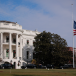 File image: The flag on the south lawn of the White House flies at half staff on December 04, 2025 in Washington, DC.