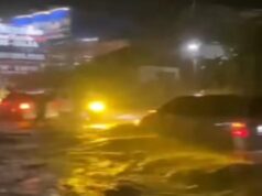 Banjir Terjang 4 Kecamatan di Cianjur, Perjalanan Kereta Api Dihentikan Sementara Banjir Terjang 4 Kecamatan di Cianjur, Perjalanan Kereta Api Dihentikan Sementara