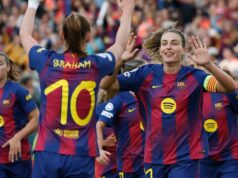 Barcelona Femeni vence a primeira divisão espanhola pela sétima vez consecutiva Barcelona Femeni vence a primeira divisão espanhola pela sétima vez consecutiva