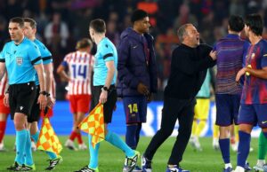 Barcelona apresenta queixa à Uefa após derrota do Atlético Barcelona apresenta queixa à Uefa após derrota do Atlético