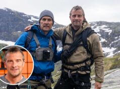 Bear Grylls diz que Matthew McConaughey “sempre teve um sorriso no rosto” durante ‘Running Wild’ – mesmo quando comiam bolas de rena Bear Grylls diz que Matthew McConaughey “sempre teve um sorriso no rosto” durante ‘Running Wild’ – mesmo quando comiam bolas de rena