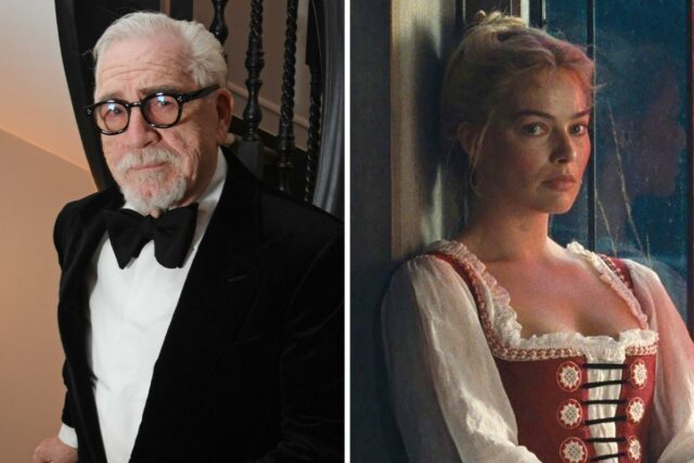 Brian Cox, da sucessão, afirma que Margot Robbie é “bonita demais” para seu papel principal em “O Morro dos Ventos Uivantes”: “Mas é errado da minha parte julgar”
