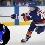 Brian Leetch, maravilhado com o ano de estreia, Matthew Schaefer disse: 'Eu definitivamente não estava pronto aos 18'