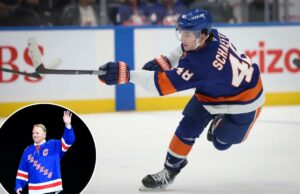 Brian Leetch, maravilhado com o ano de estreia, Matthew Schaefer disse: ‘Eu definitivamente não estava pronto aos 18’ Brian Leetch, maravilhado com o ano de estreia, Matthew Schaefer disse: 'Eu definitivamente não estava pronto aos 18'