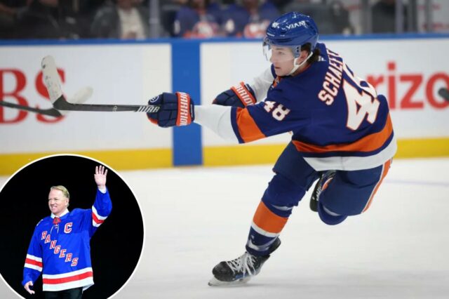 Brian Leetch, maravilhado com o ano de estreia, Matthew Schaefer Brian Leetch, maravilhado com o ano de estreia, Matthew Schaefer disse: 'Eu definitivamente não estava pronto aos 18'