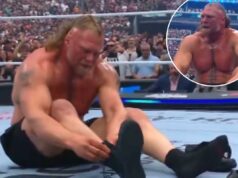 Brock Lesnar parece se aposentar de forma surpreendente da WWE após a derrota na WrestleMania 42 Brock Lesnar se aposenta da WWE na WrestleMania 42.