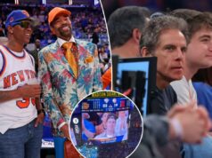 Cam Schlittler e Ben Stiller participam do jogo 1 repleto de estrelas do Knicks-Hawks Cam Schlittler e Ben Stiller participam do jogo 1 repleto de estrelas do Knicks-Hawks