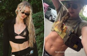 Cameron Brink exibe abdômen esculpido durante viagem agitada ao Coachella Cameron Brink exibe abdômen esculpido durante viagem agitada ao Coachella