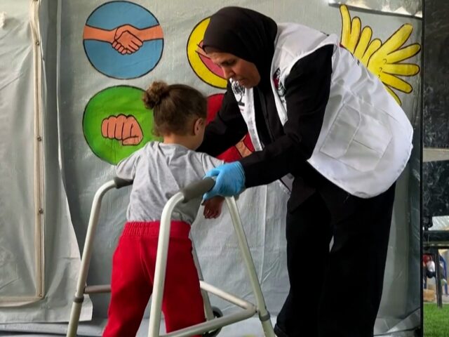 Campo de Gaza oferece às crianças uma sensação de segurança
