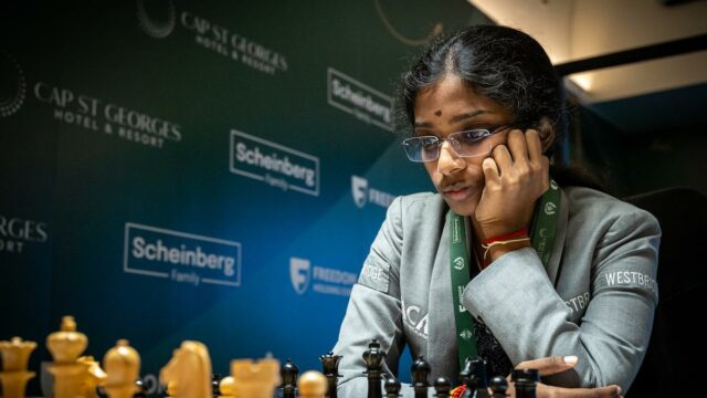 Candidatas Femininas da FIDE 2026: Como R Vaishali pode ganhar o título na Rodada 14?
