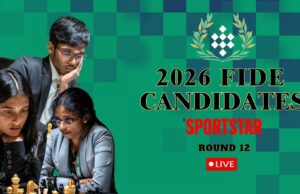 Candidatos de xadrez da FIDE 2026 ao vivo, rodada 12:Vaishali enfrenta Zhu Jiner em confronto importante; Divya e Praggnanandhaa em ação a partir das 18h15 IST Candidatos de xadrez da FIDE 2026 ao vivo, rodada 12:Vaishali enfrenta Zhu Jiner em confronto importante; Divya e Praggnanandhaa em ação a partir das 18h15 IST