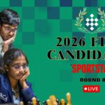 Candidatos de xadrez da FIDE 2026 ao vivo, rodada 8: Pragg, Vaishali e Divya buscam reviver a campanha no segundo tempo; partidas em andamento