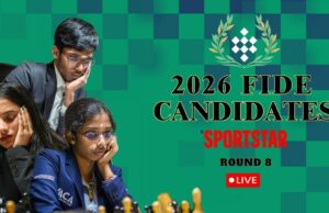 Candidatos de xadrez da FIDE 2026 ao vivo, rodada 8: Pragg, Vaishali e Divya buscam reviver a campanha no segundo tempo; partidas em andamento Candidatos de xadrez da FIDE 2026 ao vivo, rodada 8: Pragg, Vaishali e Divya buscam reviver a campanha no segundo tempo; partidas em andamento