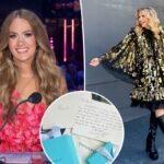 Carrie Underwood surpreende concorrente do 'American Idol' com joias Tiffany e um bilhete manuscrito