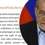 Carta do líder iraniano aos cidadãos dos EUA pergunta se a guerra é 'América em primeiro lugar'