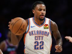 Cason Wallace do Thunder fica radiante quando questionado sobre Kiki Rice sendo selecionado Cason Wallace do Thunder fica radiante quando questionado sobre Kiki Rice sendo selecionado