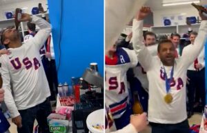 Celebração viral do hóquei do diretor do FBI Celebração viral do hóquei do diretor do FBI