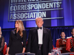 Cenas dramáticas enquanto Trump saía correndo da gala na Casa Branca Cenas dramáticas enquanto Trump saía correndo da gala na Casa Branca
