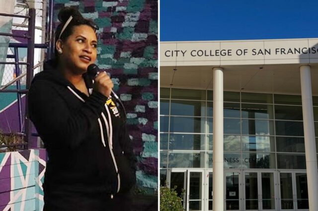 Exterior do Centro de Bem-Estar do City College of San Francisco.