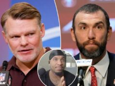 Chris Ballard desafiou Andrew Luck a se aposentar em um ultimato bizarro dos Colts: ex-companheiro de equipe O Diretor Executivo de Operações de Futebol da NFL, Troy Vincent, fala no 2026 NFL Scouting Combine.