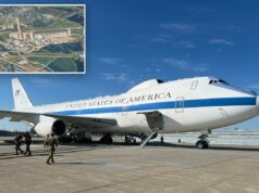 Cidadão chinês preso no JFK após supostamente fotografar aeronaves militares dos EUA na base de Nebraska Os mantenedores do 595º Esquadrão de Manutenção de Aeronaves preparam o E-4B para o vôo enquanto uma equipe de produção de documentário visitante embarca no Nightwatch para filmar uma surtida de treinamento local e missão de reabastecimento aéreo na Base Aérea de Offutt, Nebraska, 15 de maio de 2024.