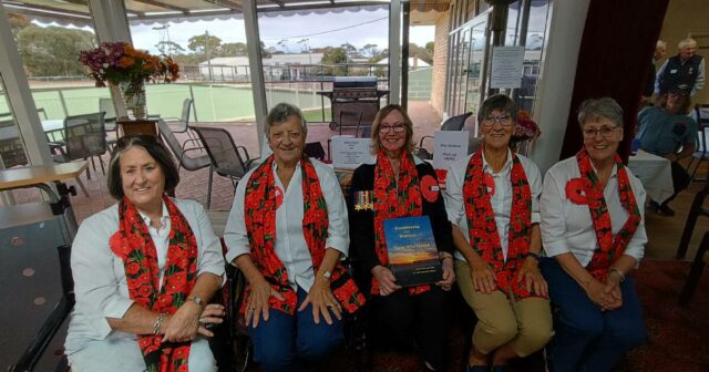 Cinco anos e a determinação de cinco mulheres em homenagear os veteranos de guerra de Dumbleyung
