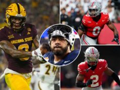 Classificando os melhores lances potenciais do Draft da NFL dos Giants após conseguir uma segunda escolha entre os 10 primeiros Classificando os melhores lances potenciais do Draft da NFL dos Giants após conseguir uma segunda escolha entre os 10 primeiros