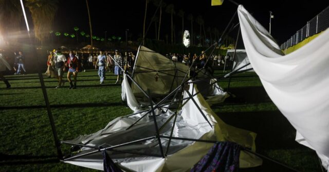 Coachella 2026: Ventos violentos atrapalham festival e acampamentos
