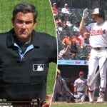 Coby Mayo parecia pensar em desafiar a decisão de 3-0, mas não chegou a bater no topo do capacete.