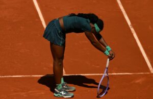 Coco Gauff vomita no meio da partida antes de avançar no Aberto de Madrid: ‘Consegui’ Coco Gauff anuncia transmissão de TV depois de ser pega quebrando sua raquete