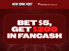 Código promocional Fanatics Sportsbook NYPOST: Aposte $ 5 e ganhe $ 200 FanCash para Knicks vs. Código promocional Fanatics Sportsbook NYPOST: Aposte $ 5 e ganhe $ 200 FanCash para Knicks vs.