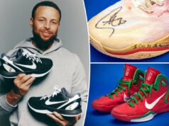 Coleção de tênis de Steph Curry arrecada fortuna em leilão Coleção de tênis de Steph Curry arrecada fortuna em leilão