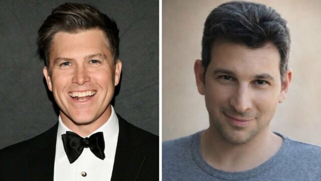 Colin Jost é o principal dentista da série dramática Larry Lavin, que virou drogado, no Peacock
