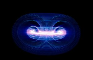 Começam a surgir fissuras no boom de financiamento da energia de fusão Illustration of plasma particles inside a tokamak fusion reactor.