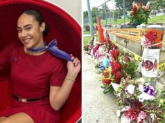 Comissária de bordo australiana morre em horror em acidente em Fiji Uma foto da comissária de bordo da Virgin Australia, Lucinta Evans, que morreu após um acidente de viação em Nadi, Fiji, em 28 de março.